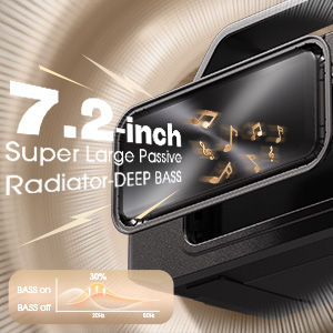 100W Peak Bluetooth Speaker With Deep Bass - Image 4