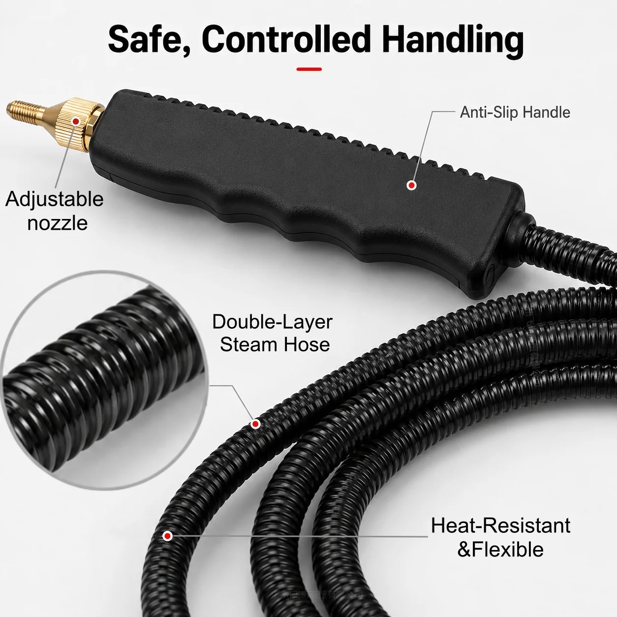 High Pressure Handheld Steam Cleaner - Image 5