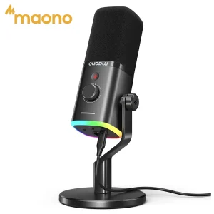 RGB Dynamic Gaming Microphone with Noise Reduction