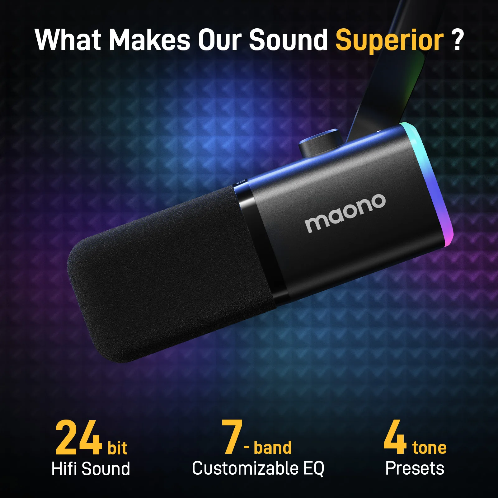 RGB Dynamic Gaming Microphone with Noise Reduction - Image 4
