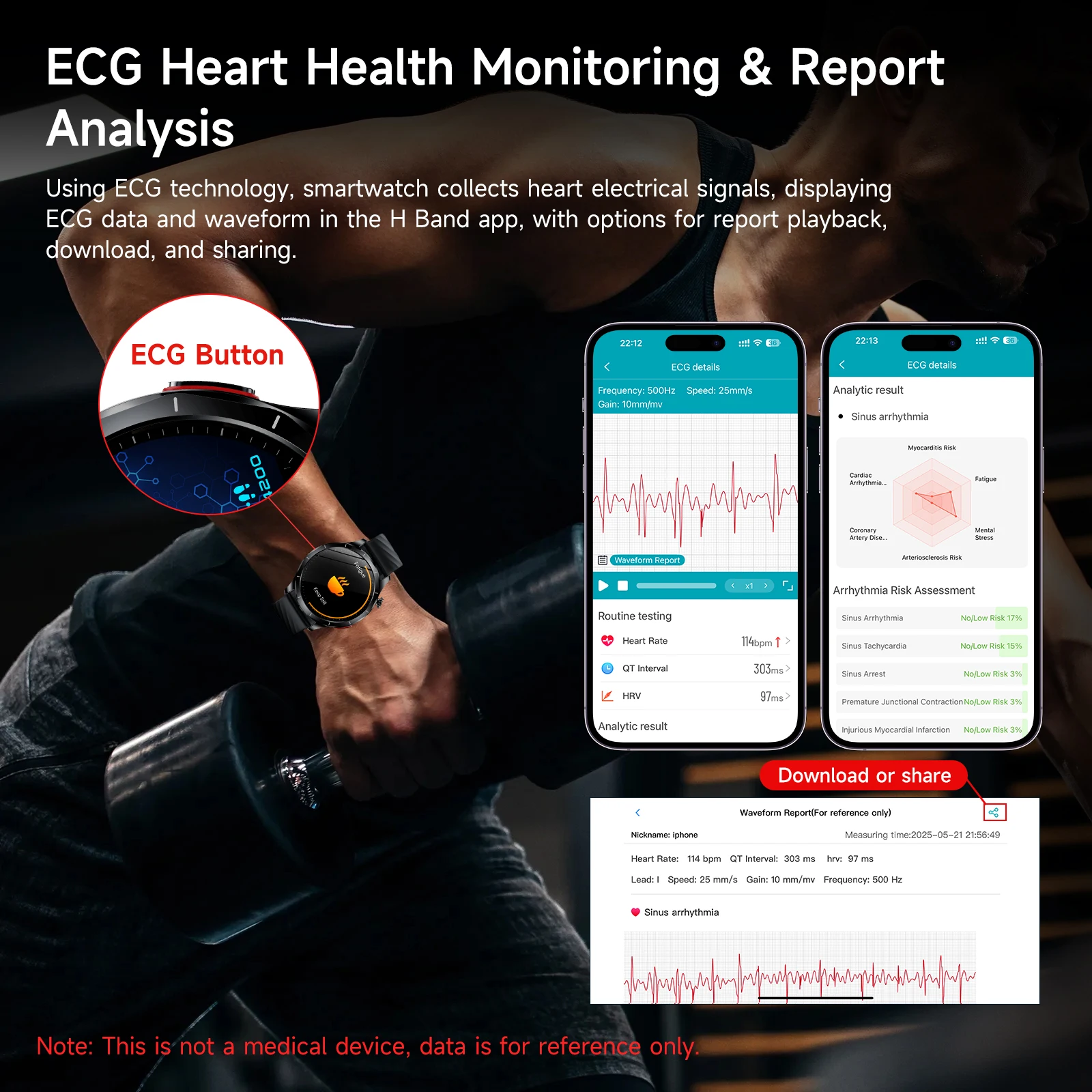 Health Tracker Smartwatch for Men and Women - Image 3