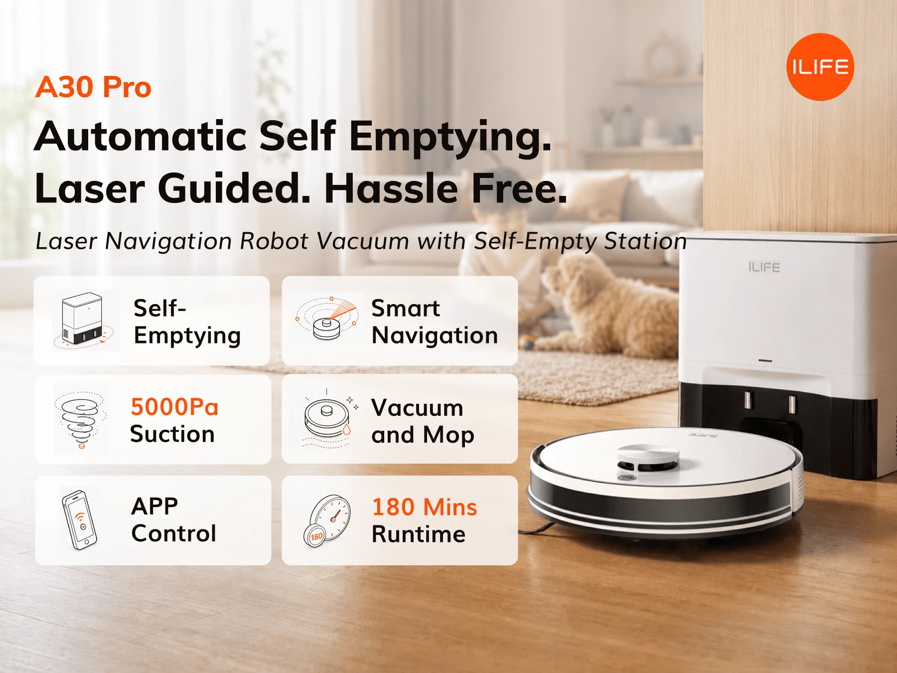 Robot Vacuum Mop Combo with Self-Emptying - Image 5