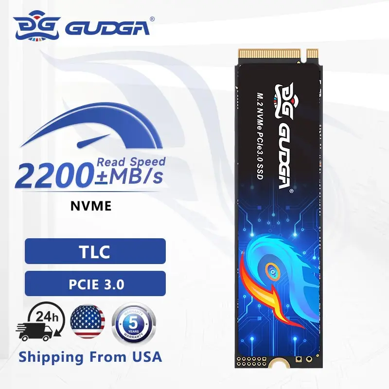High-Speed PCIe 3.0x4 M.2 NVMe SSD - Image 1