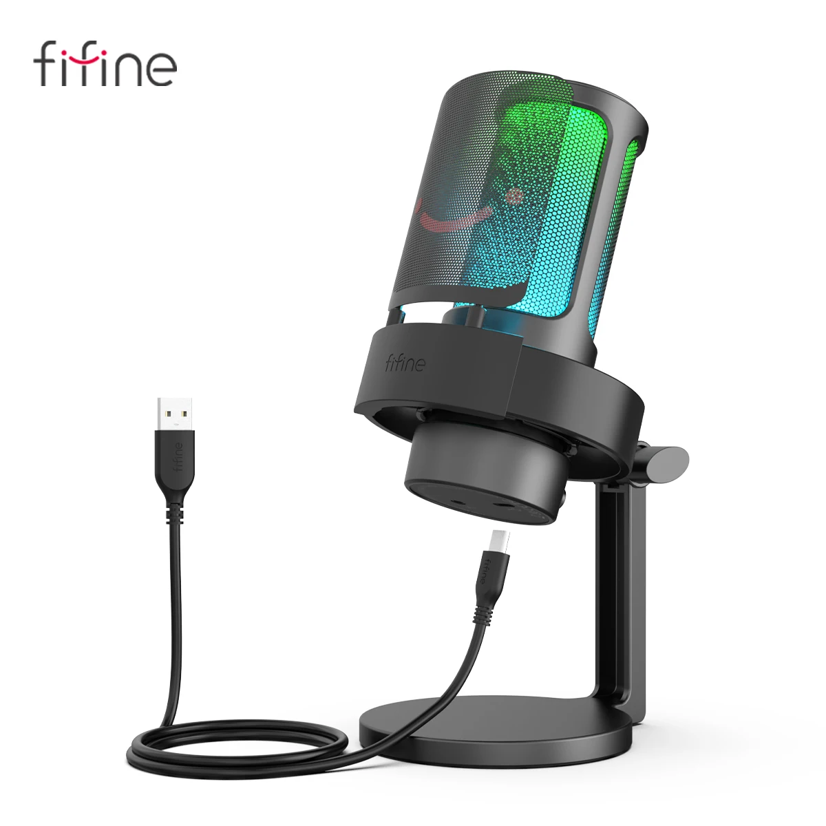 USB Gaming Microphone with 3 RGB Modes - Image 1