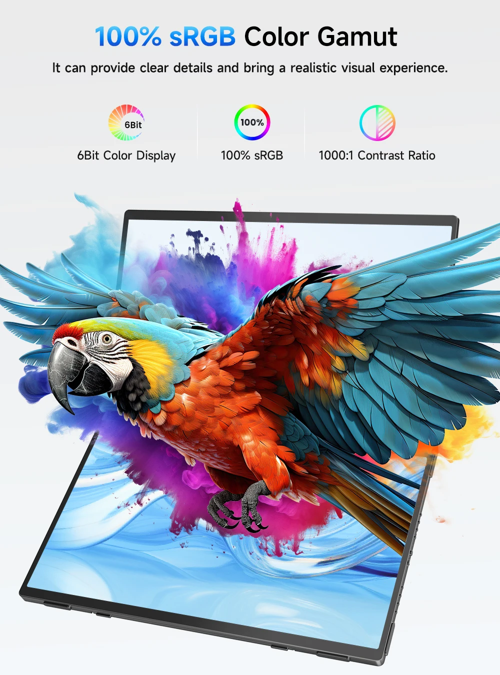 15.6" FHD Dual Portable Monitor - Image 2