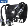 2-Pack 240W USB-C Fast Charging Cables - Thumbnail Image 1