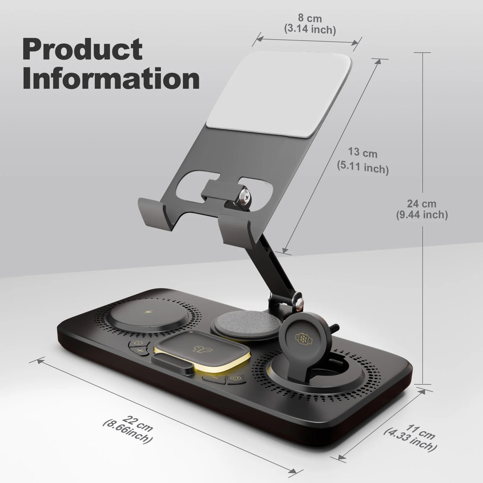 15W 7-in-1 Wireless Charger Station - Image 5