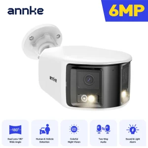 8MP Dual Lens Camera With AI Human Detect
