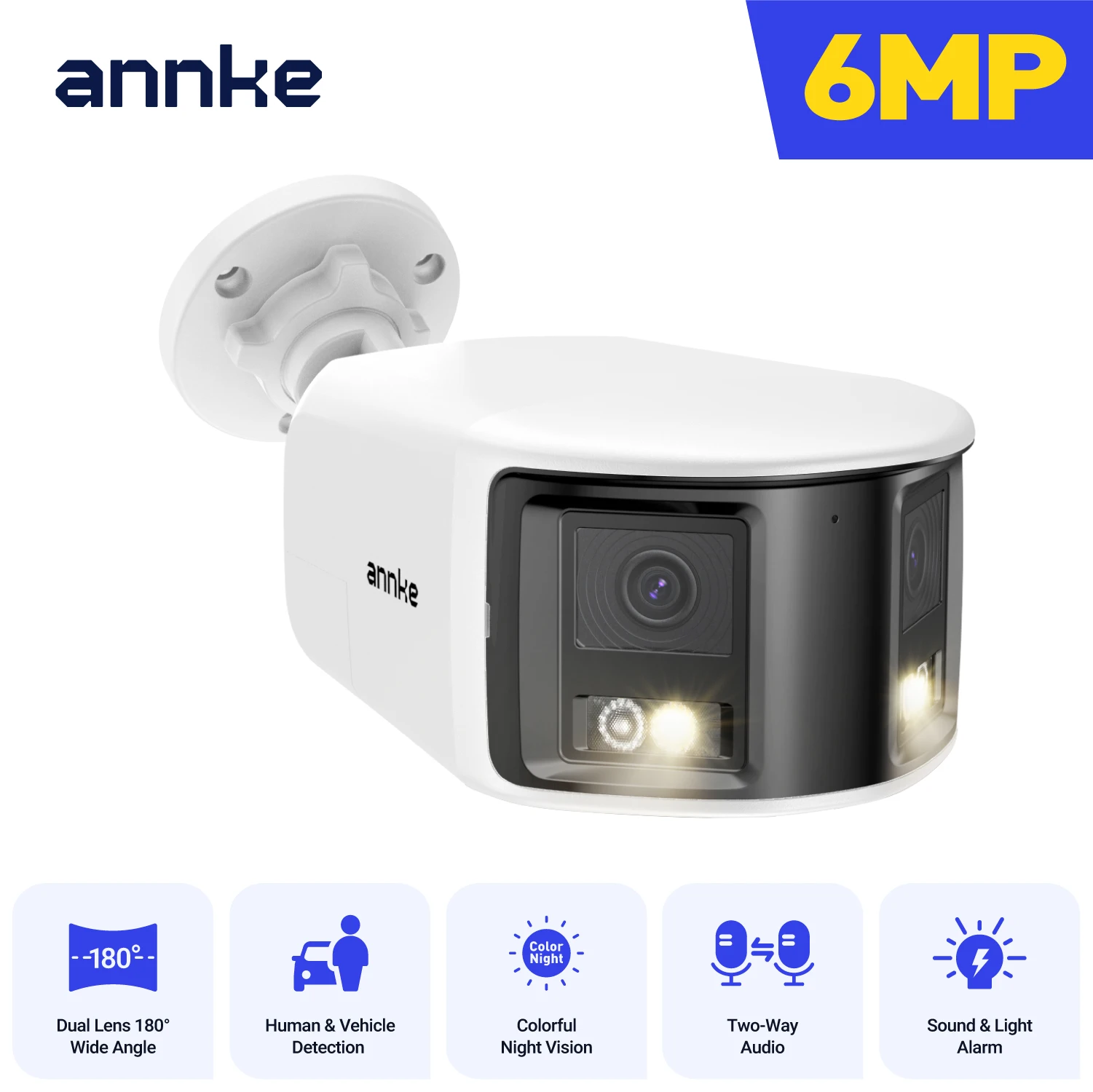 8MP Dual Lens Camera With AI Human Detect - Image 1
