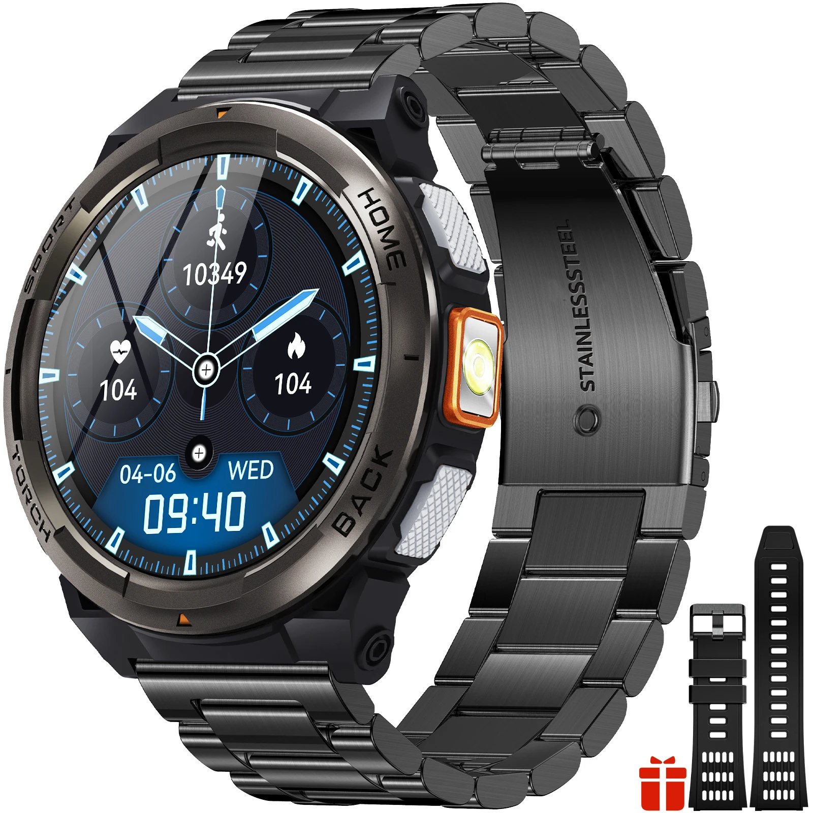 Smartwatch With Altimeter, Compass & Flashlight - Image 10