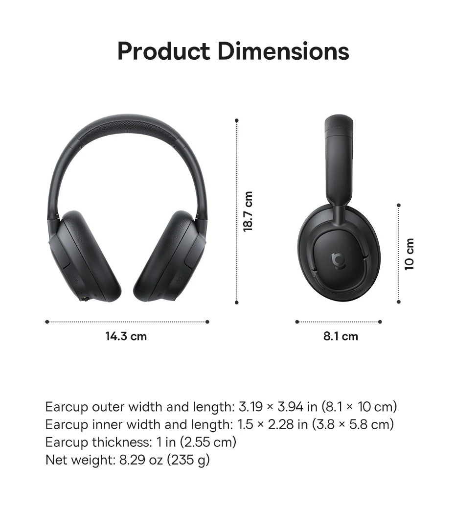 Hybrid Noise Cancelling Wireless Headphones - Image 6