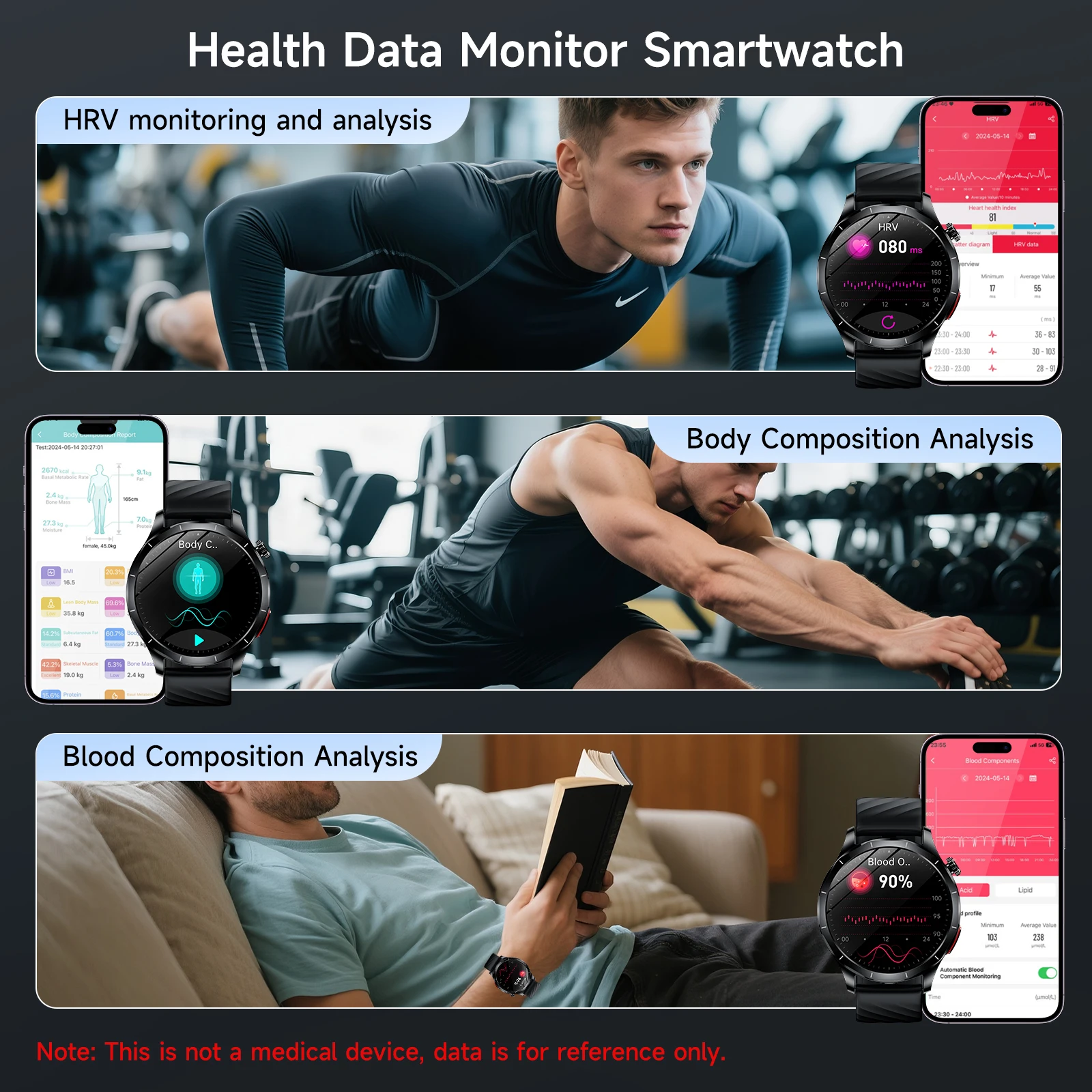 Health Tracker Smartwatch for Men and Women - Image 4