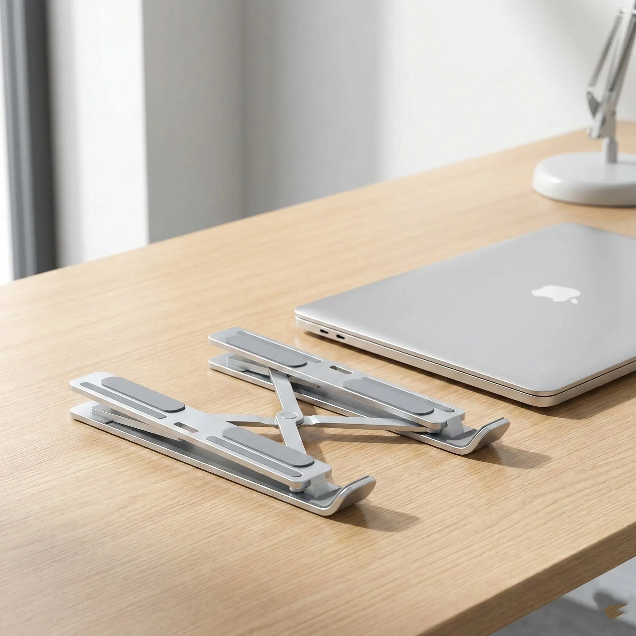 Portable 7-Level Aluminum Laptop Stand - Image 1