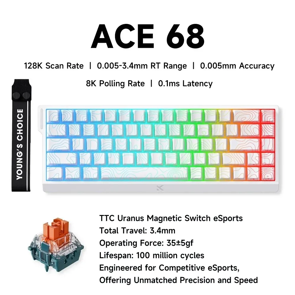 Rapid Trigger Magnetic Switch Gaming Keyboard - Image 6