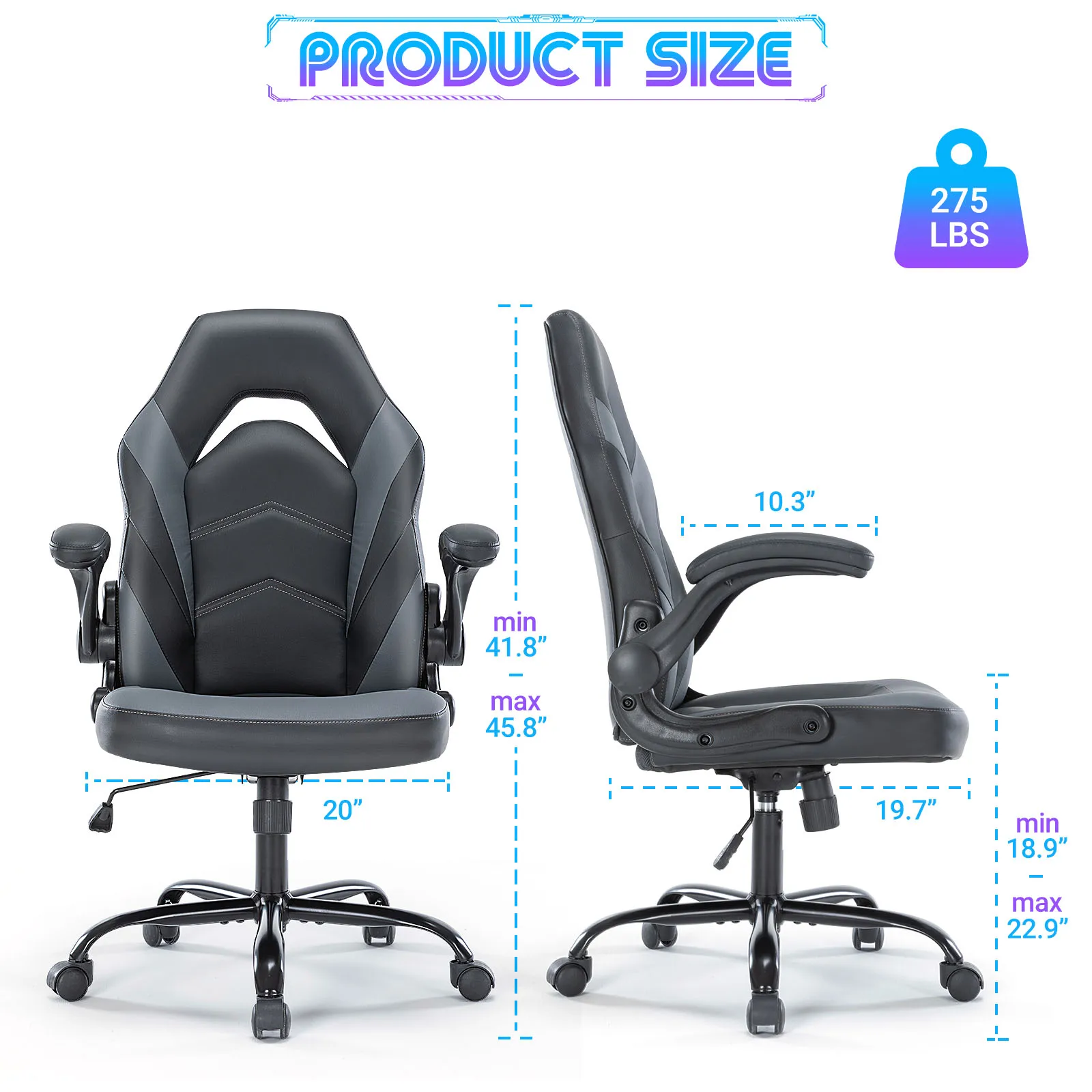 Ergonomic Racing Chair for Gaming & Office - Image 2
