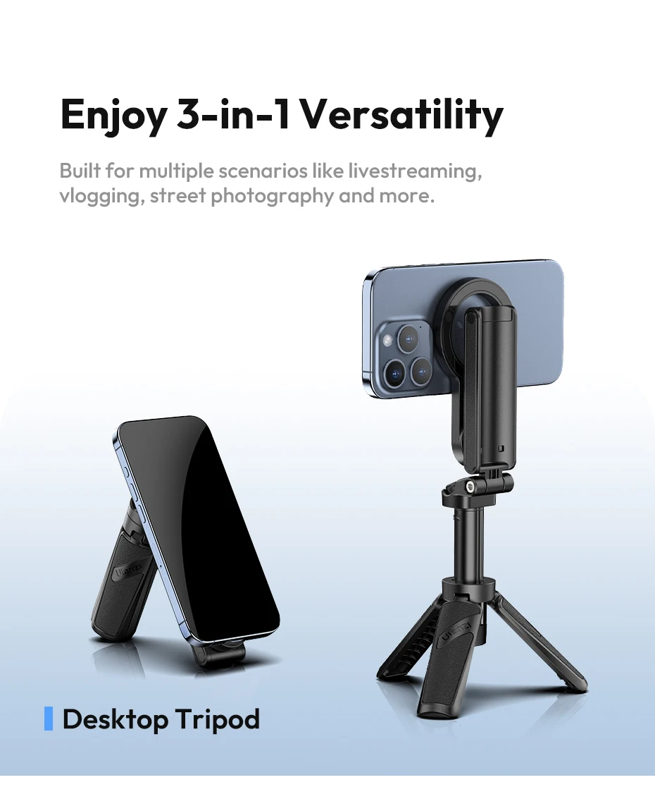 Magnetic Phone Selfie Stick with Tripod - Image 5