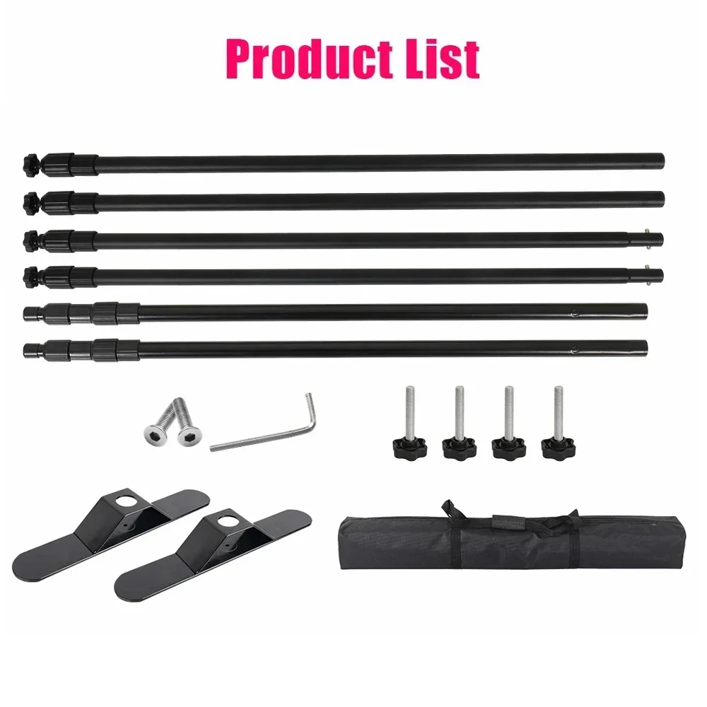 Double Crossbar Photo Studio Backdrop Stand - Image 5