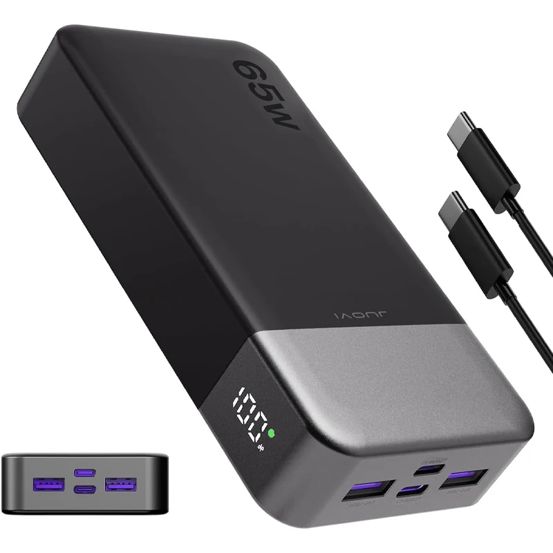 65W 20000mAh Power Bank for Laptop & Phone - Image 1