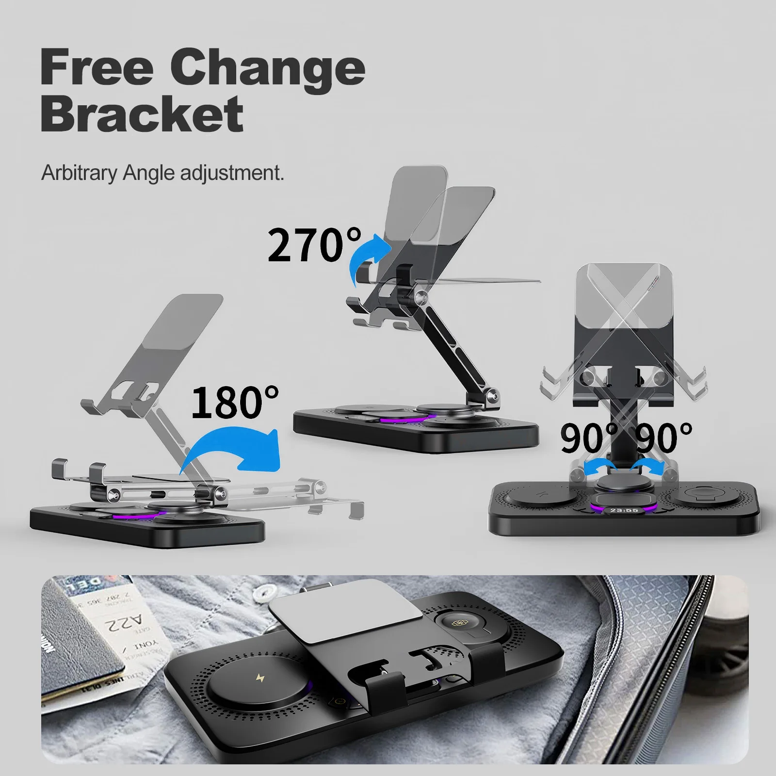 15W 7-in-1 Wireless Charger Station - Image 3