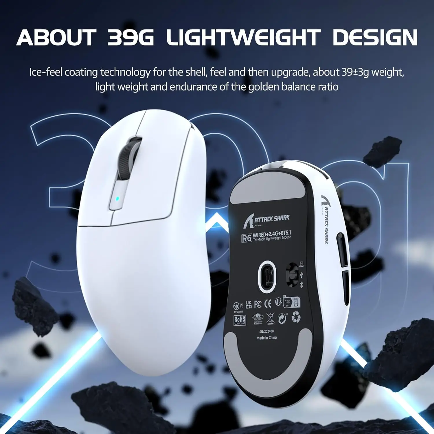 High-Speed Wireless Gaming Mouse with 8KHz - Image 4