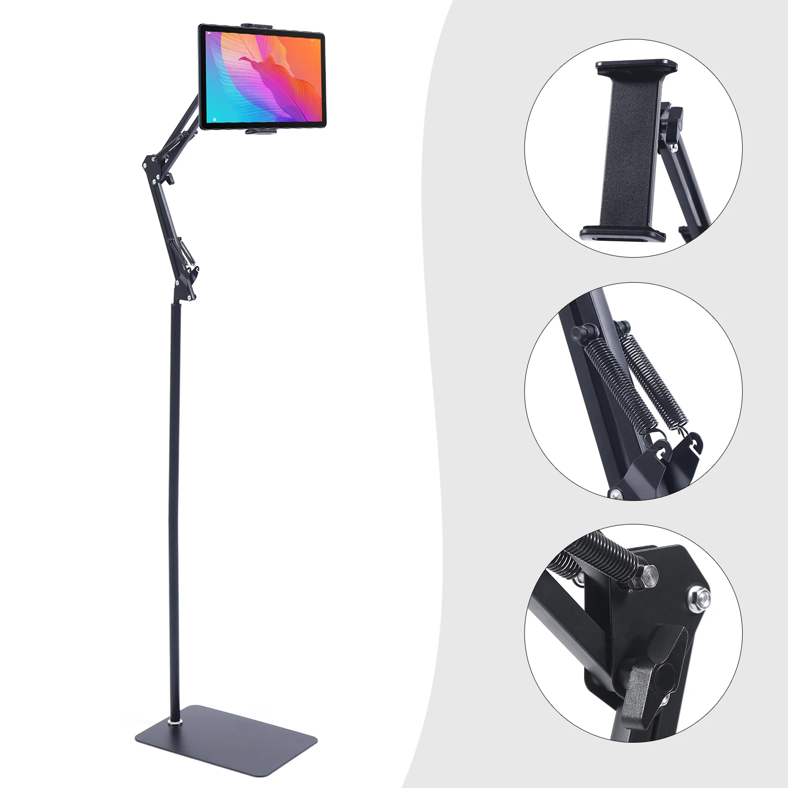 Adjustable Tripod Tablet Floor Stand - Image 1