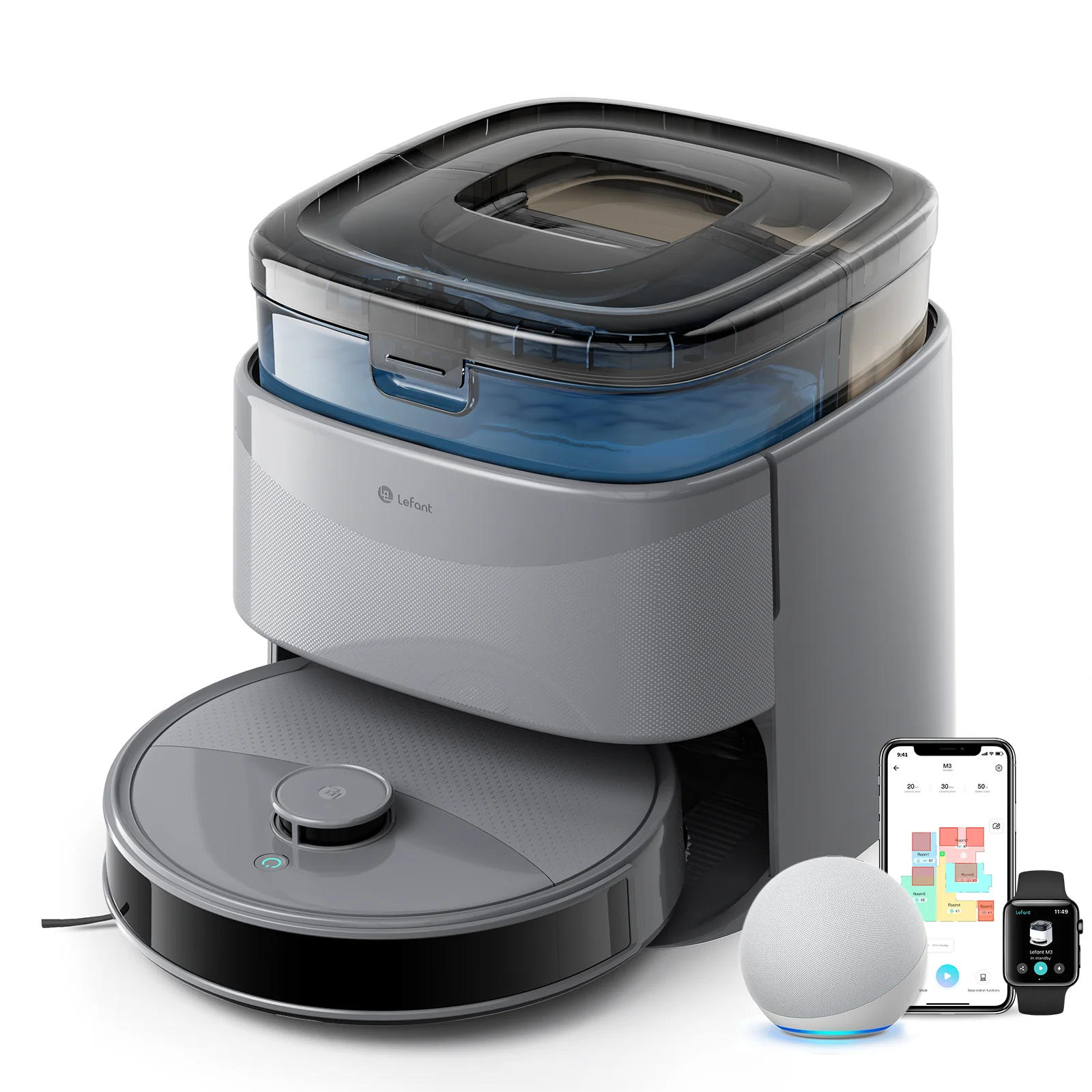 M3 Max 20000Pa Robot Vacuum Cleaner - Image 1