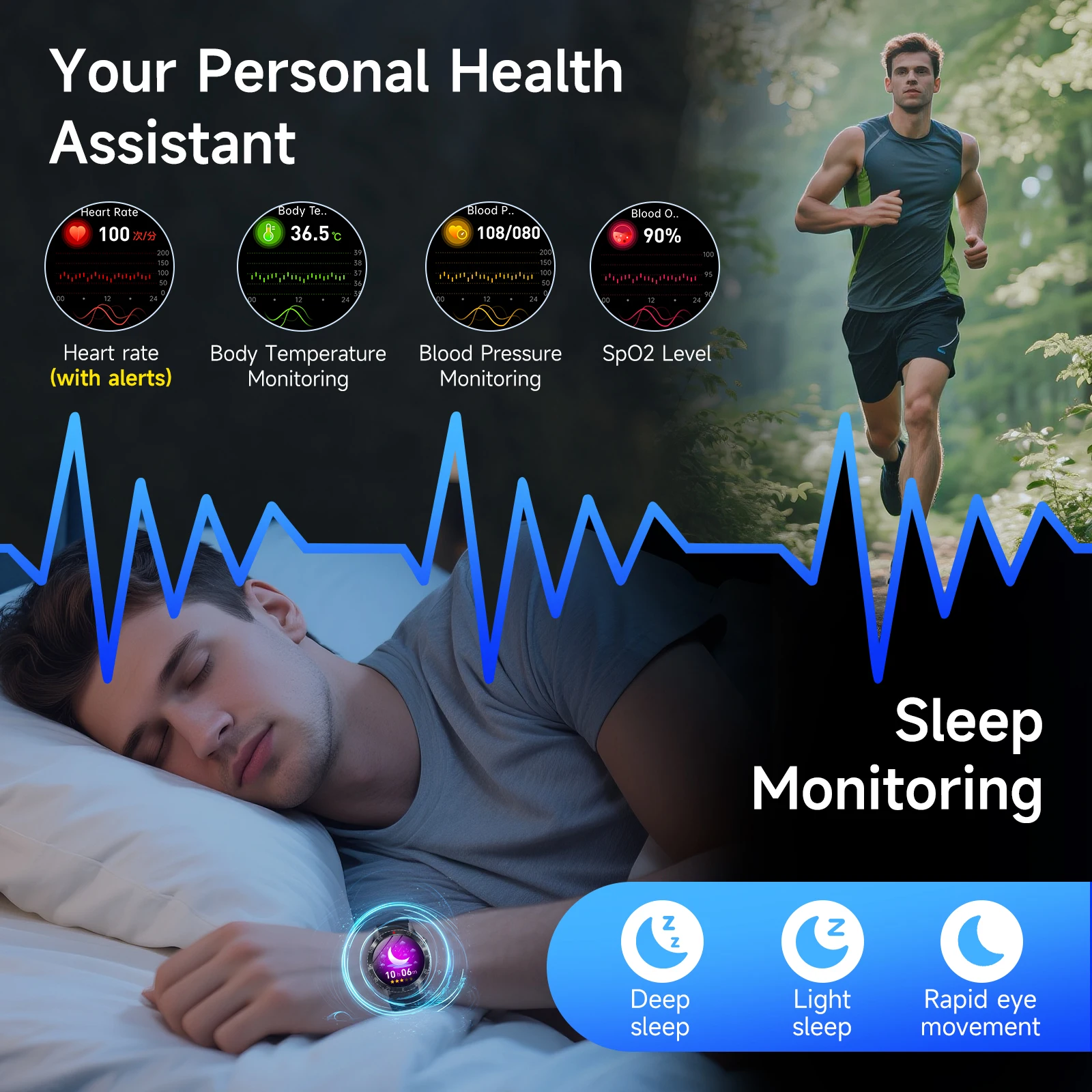 Health Tracker Smartwatch for Men and Women - Image 5
