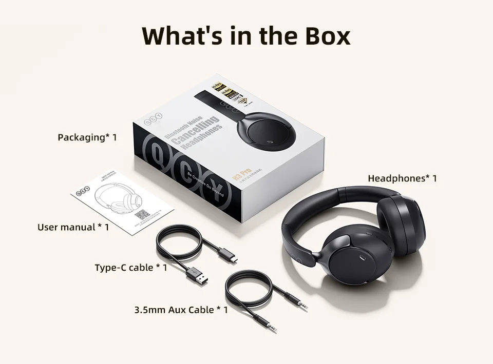 Pro Wireless Headphones With 50dB ANC - Image 5
