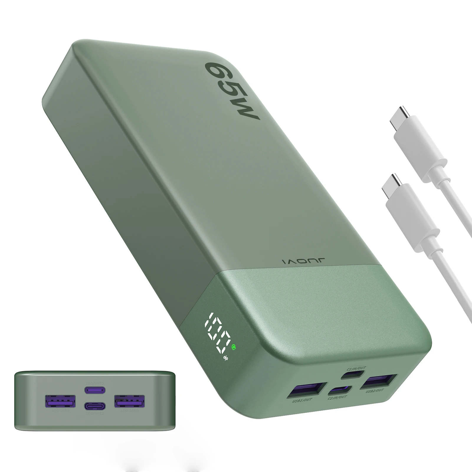 65W 20000mAh Power Bank for Laptop & Phone - Image 4