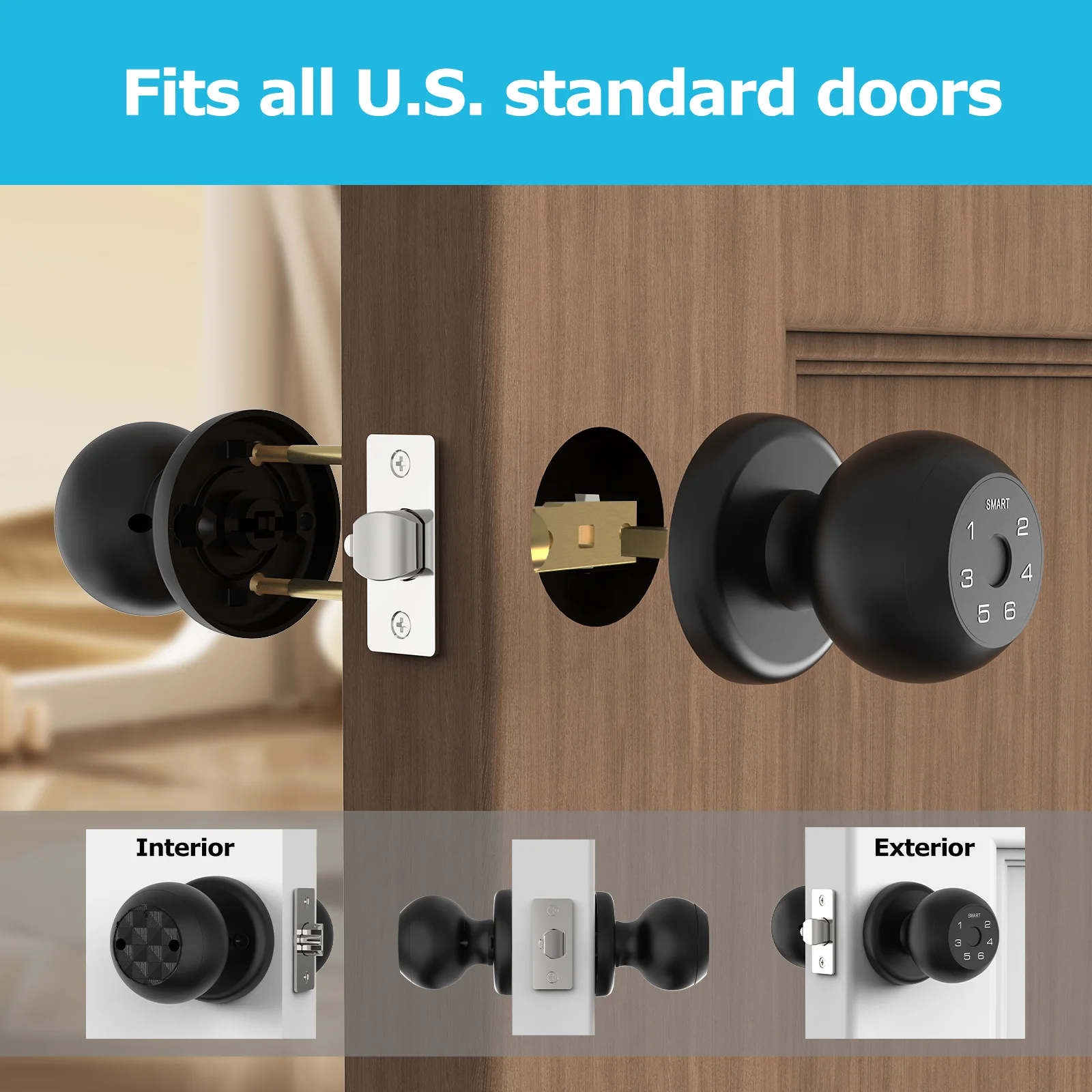 Smart Fingerprint Door Lock With App Control - Image 4