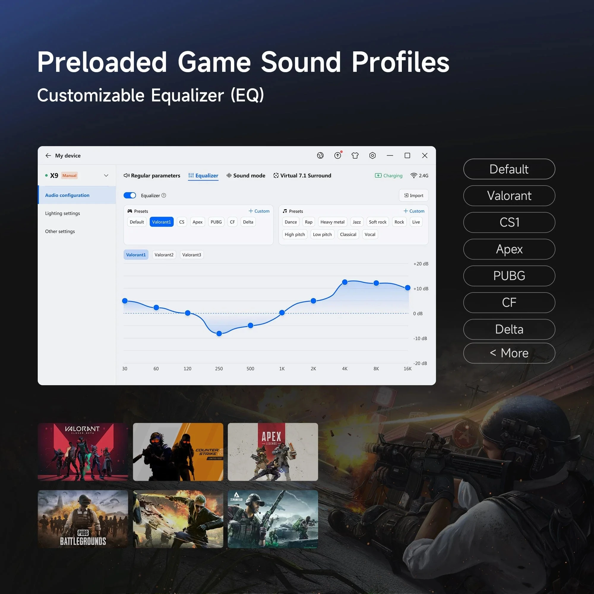 7.1 Surround Sound Gaming Headset - Image 4