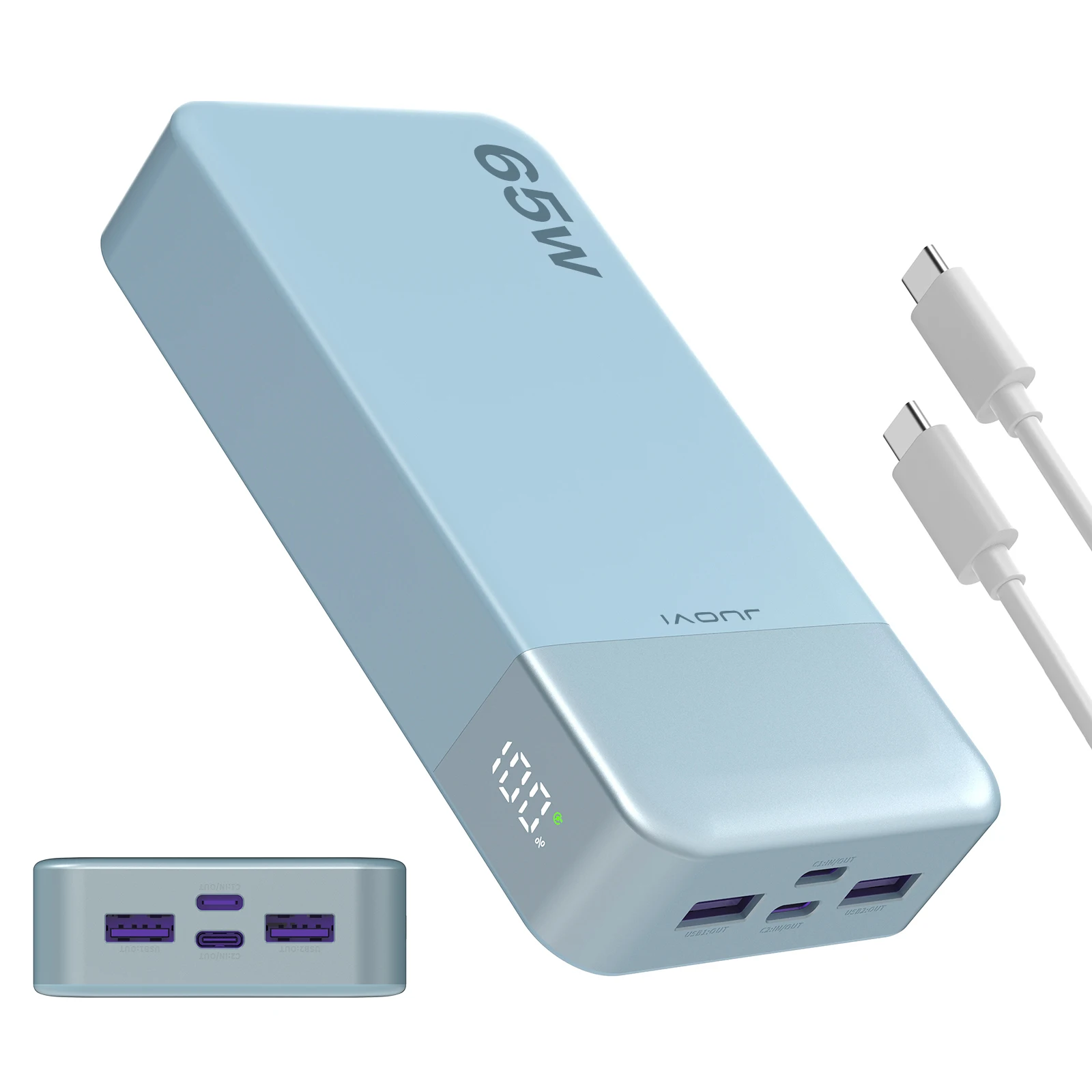 65W 20000mAh Power Bank for Laptop & Phone - Image 3