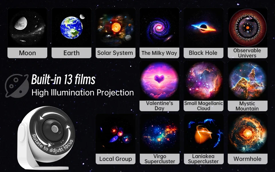 Planetarium Star Projector for Kids & Adults - Image 8