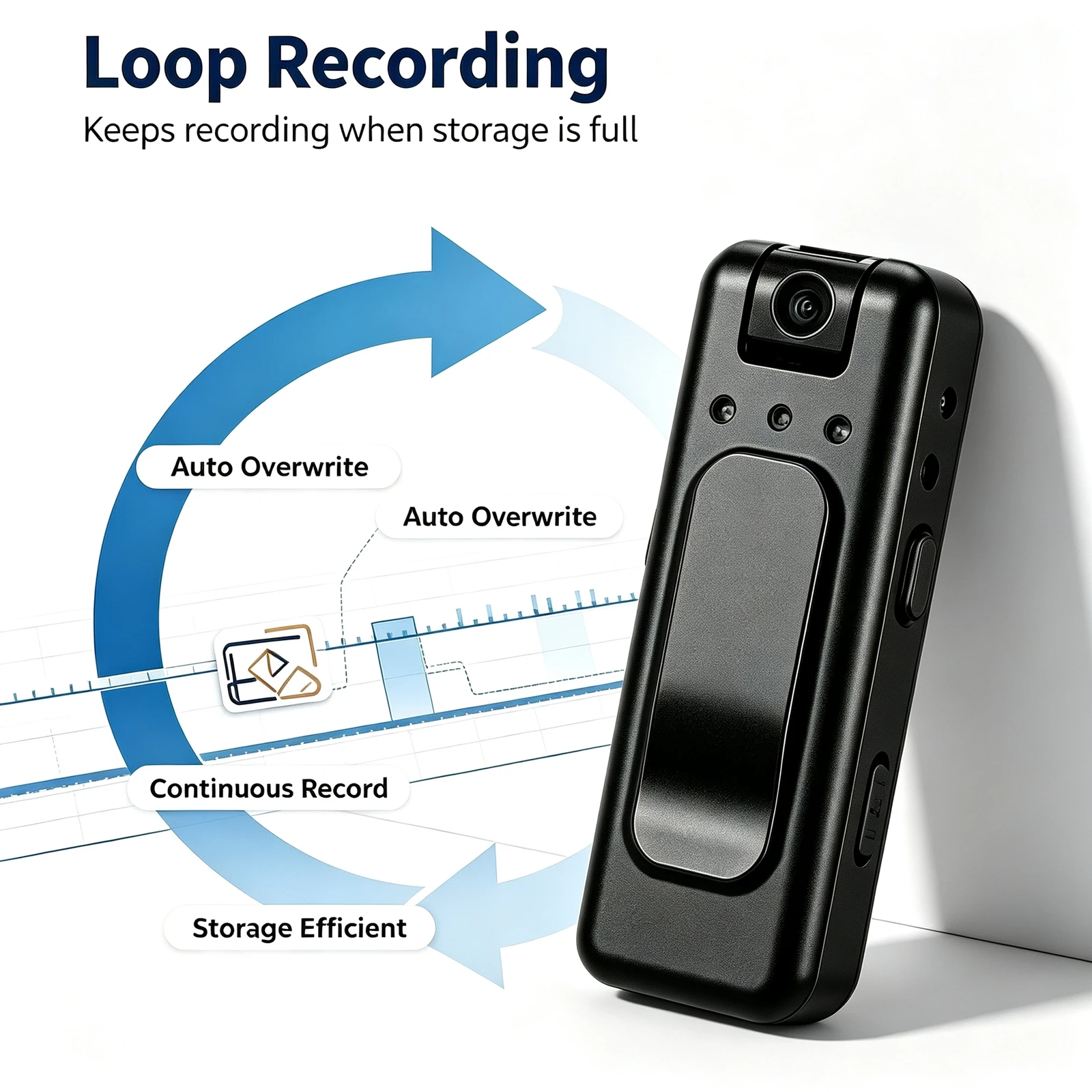 4K Wearable Body Camera With Night Vision - Image 4