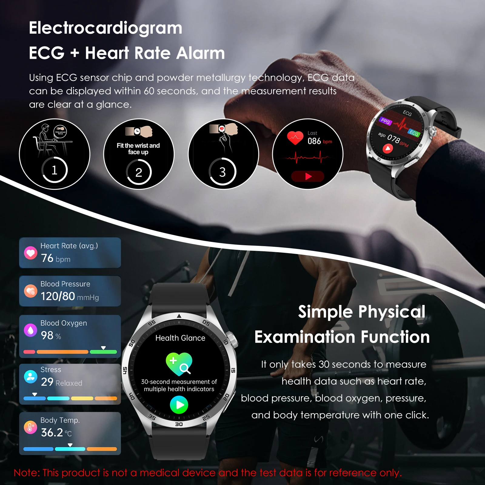 AI Smartwatch for Men With Health Monitoring - Image 2