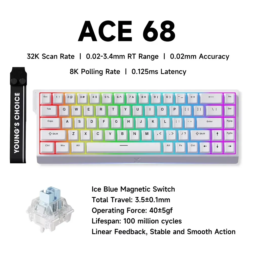 Rapid Trigger Magnetic Switch Gaming Keyboard - Image 4