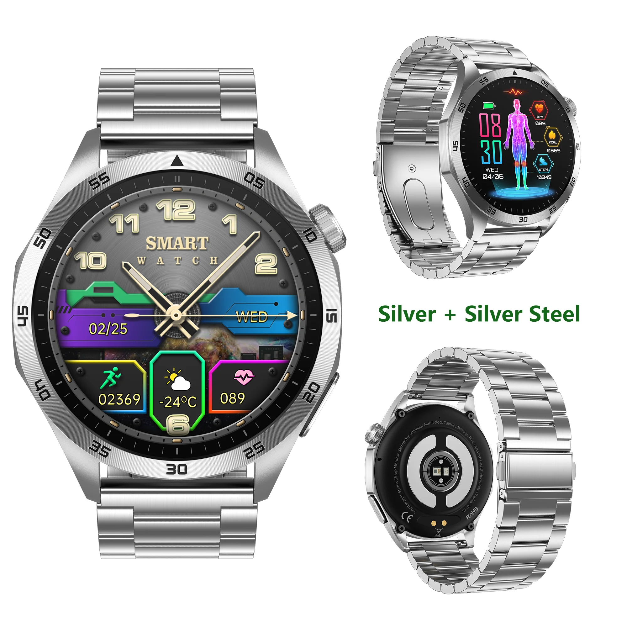 AI Smartwatch for Men With Health Monitoring - Image 3