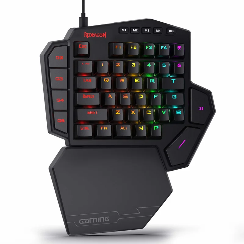 42-Key One-Handed RGB Gaming Keyboard - Image 1