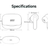 Bluetooth 5.4 Earbuds With Active Noise Cancel - Thumbnail Image 4