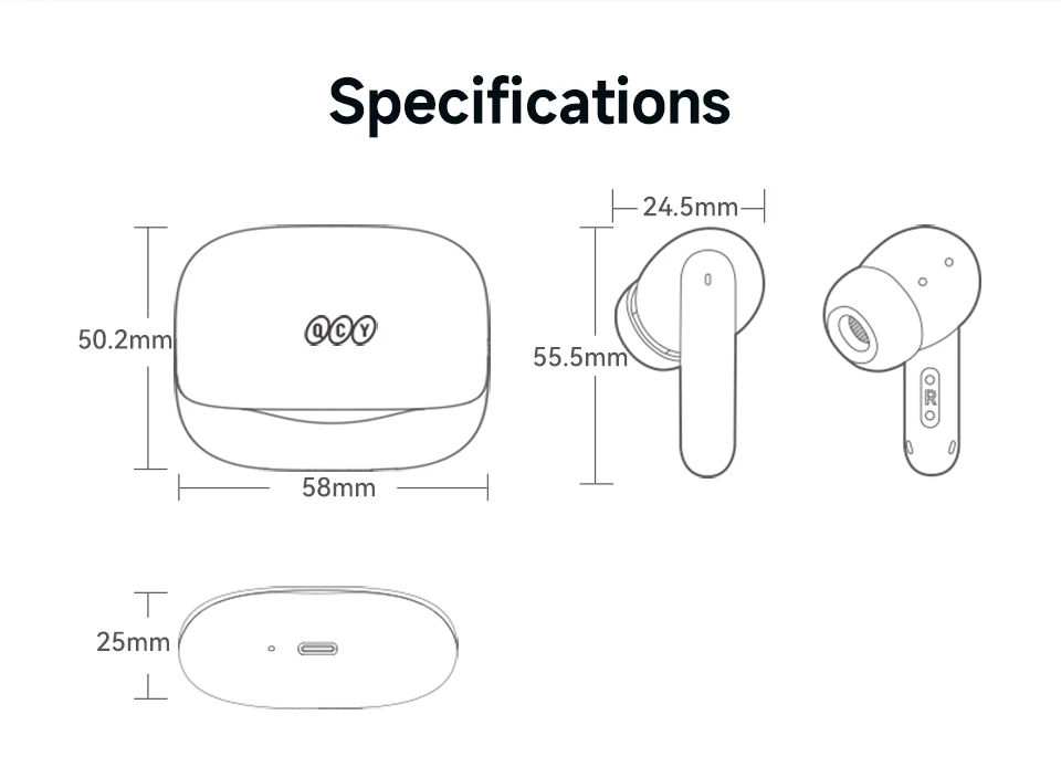 Bluetooth 5.4 Earbuds With Active Noise Cancel - Image 4