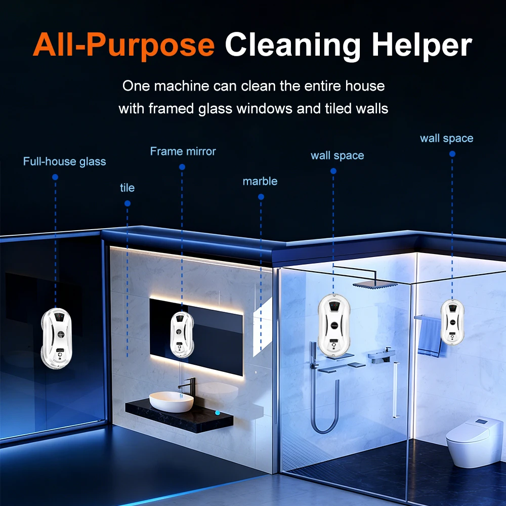 Robot Window Cleaner with Remote Control - Image 4