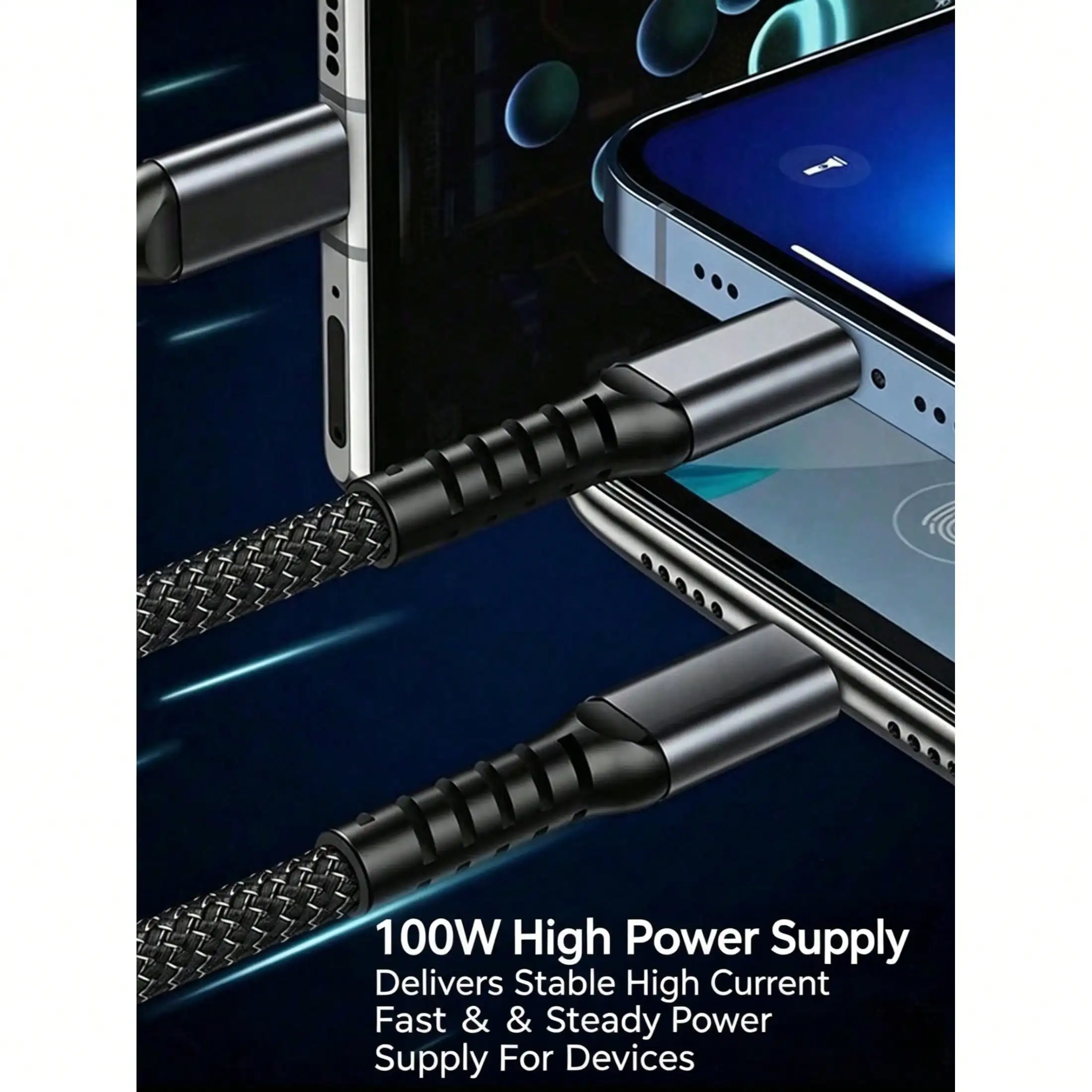 100W USB-C Multi Device Charging Cable - Image 3