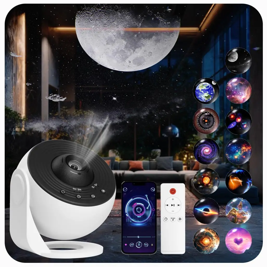 HD Galaxy Star Projector With Bluetooth Remote - Image 1