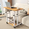 Portable Sit Stand Desk With Locking Casters - Thumbnail Image 4